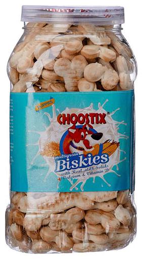 

Choostix Pet Food Biskies Real Milk 500 g