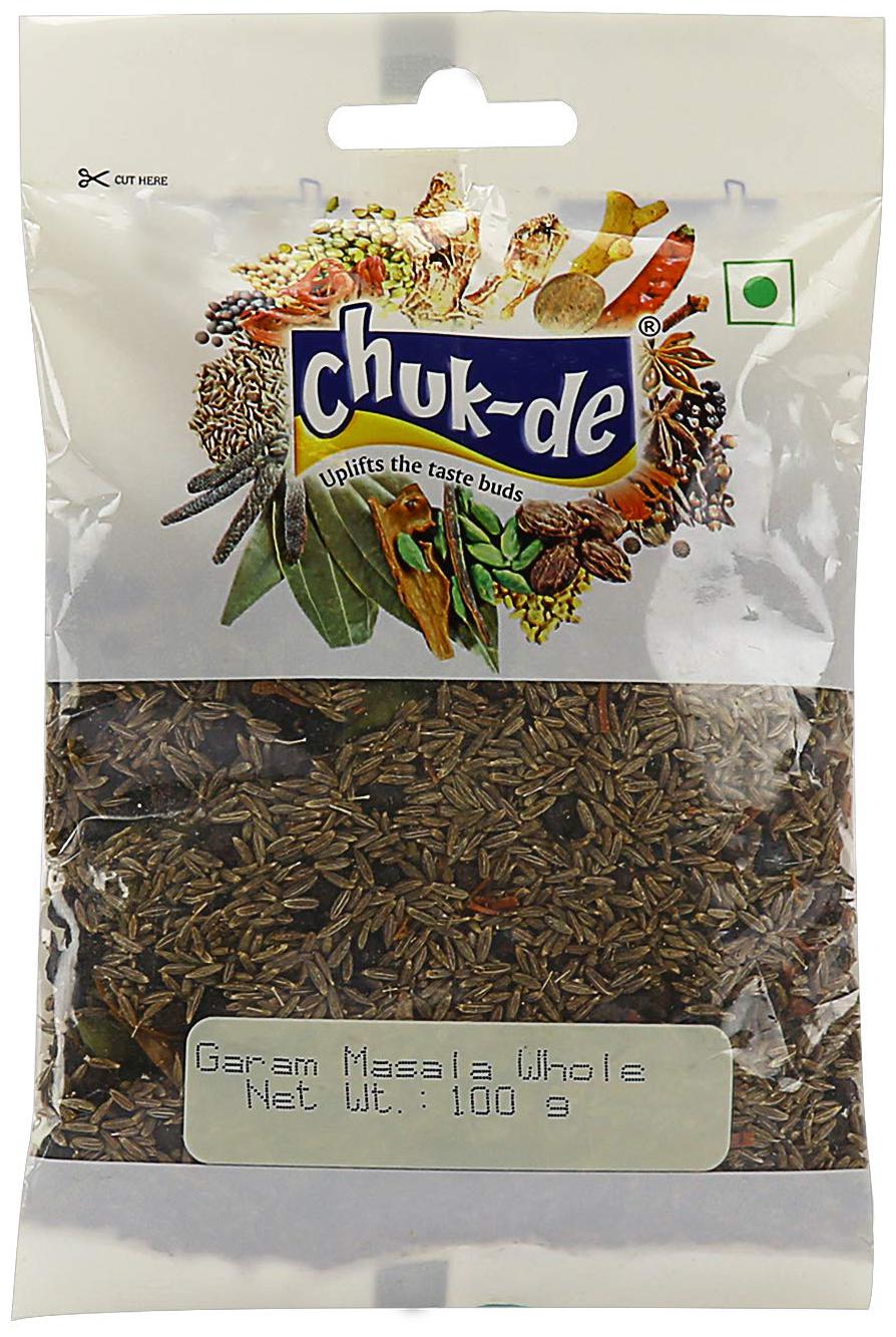 

Chukde Spices Garam Masala Sabut (Whole Non-Powdered Mixture) 100g Pack of 1