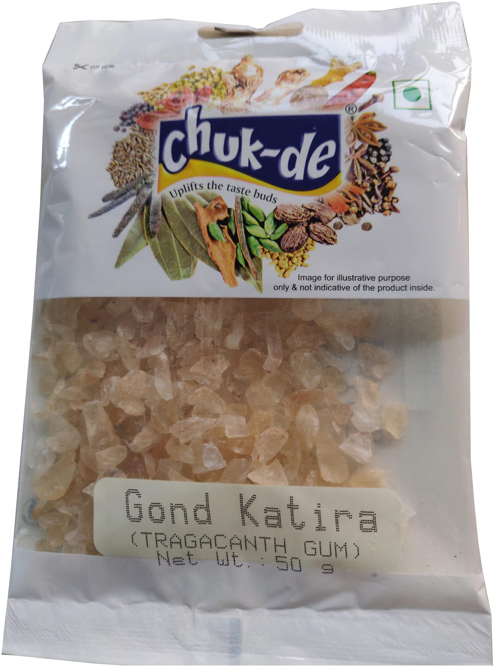 

Chukde Spices Gond Katira Pure 50g Pack Of 2