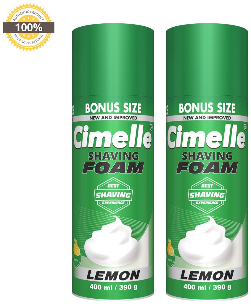 

Cimelle Shaving Foam Lemon 400ml (Pack of 2)
