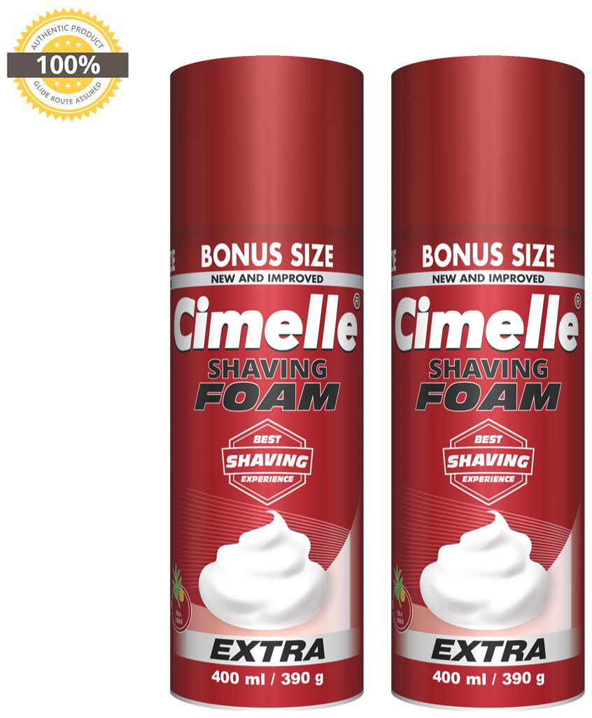 

Cimelle Shaving Foam Extra 400ml (Pack of 2)