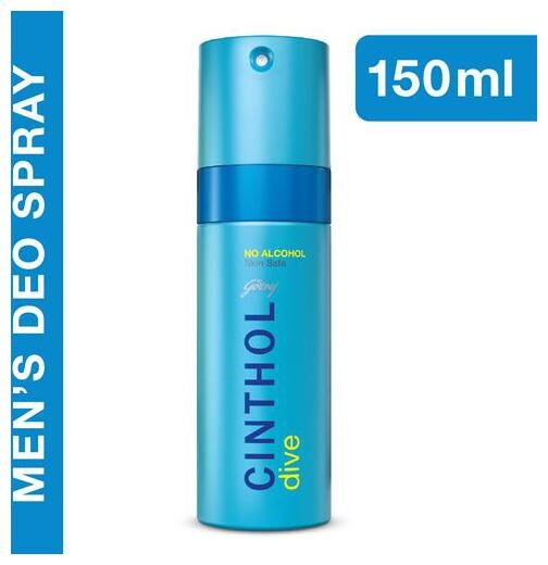 

Cinthol Deodorant Spray - Dive 150 ml