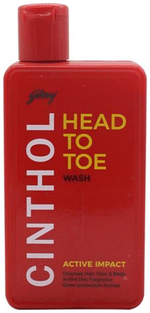 

Cinthol Head To Toe Wash - Active Impact 190 ml