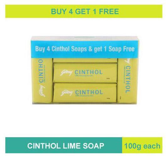 

Cinthol Lime Soap 100 g (Buy 4 Get 1 Free)