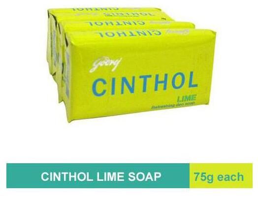 

Cinthol Lime Soap 75 g ( Pack of 4)
