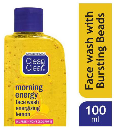 

Clean Clear Face Wash Morning Energy With Natural Lemon Extracts 100 ml