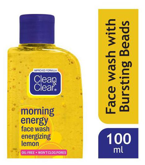 

Clean Clear Face Wash Morning Energy With Natural Lemon Extracts 100 ml
