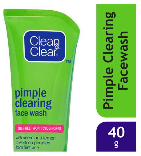 

Clean Clear Face Wash Pimple Clearing With Neem Lemon 40 g
