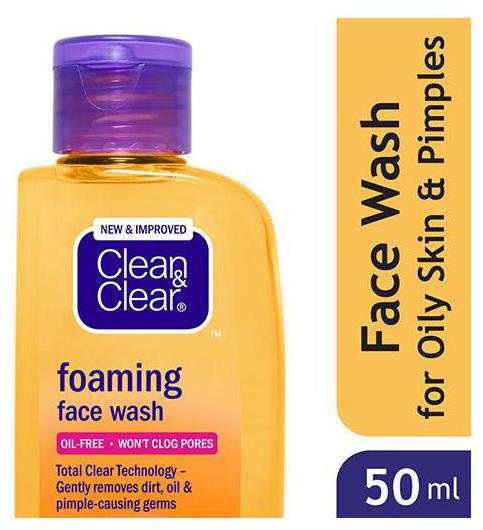 

Clean Clear Foaming Face Wash 50 ml