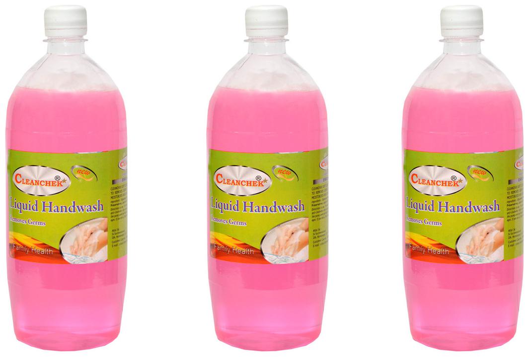 

CLEANCHEK Liquid Hand Wash (1 L) Floral (Pack of 3) Refil Pack 3 L