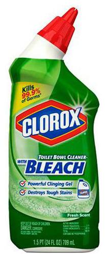 

Clorox Toilet Bowl Cleaner - With Bleach Fresh Scent 709 ml