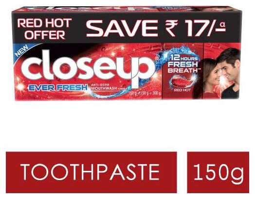 

Close Up Ever Fresh Red Hot Gel Toothpaste Value Saver 150 g
