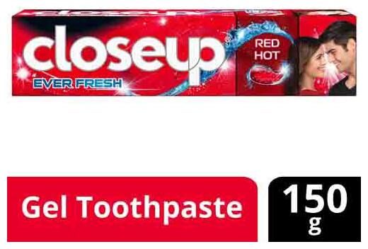 

Close Up Ever Fresh Red Hot Gel Toothpaste 150 g