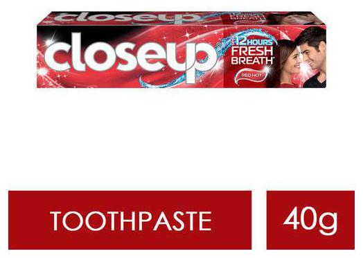 

Close Up Ever Fresh Red Hot Gel Toothpaste 40 g