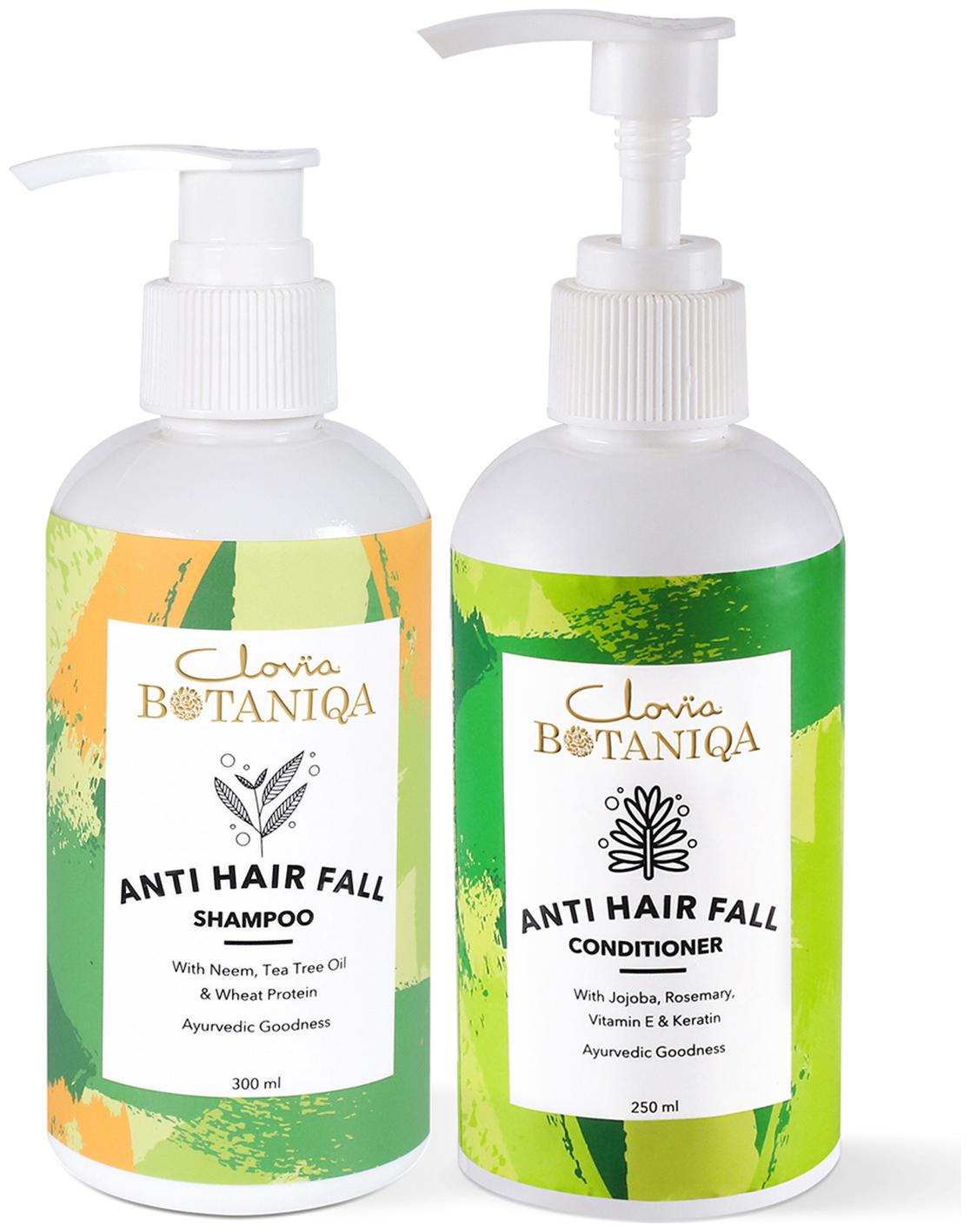 

Clovia Botaniqa Anti Hair Fall Shampoo Conditioner- (Shampoo -300-ml Conditioner -250ml) Pack of 2