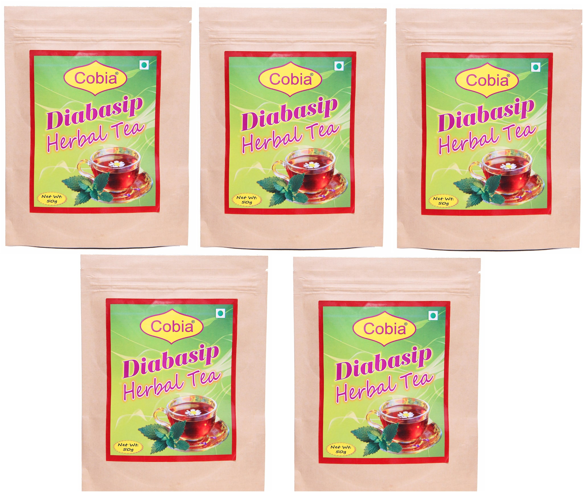

Cobia Diabasip Herbal Tea -50g (Pack of 5)