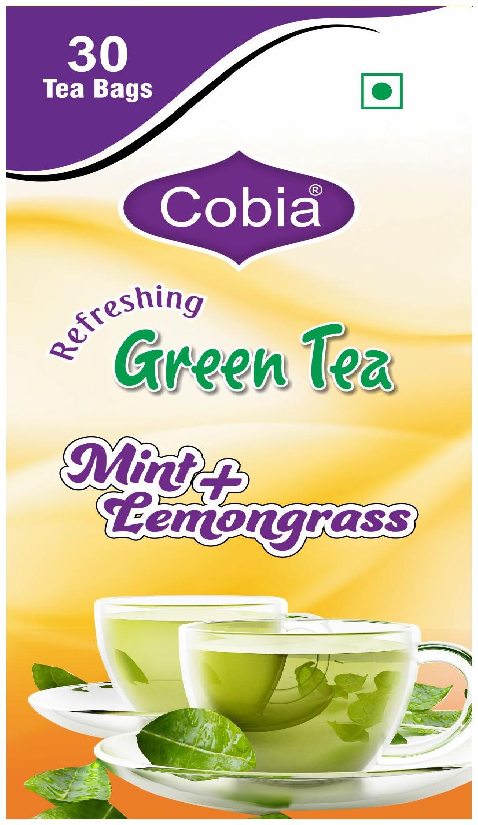 

Cobia Green Tea (Mint Lemongrass) 25 Tea bags