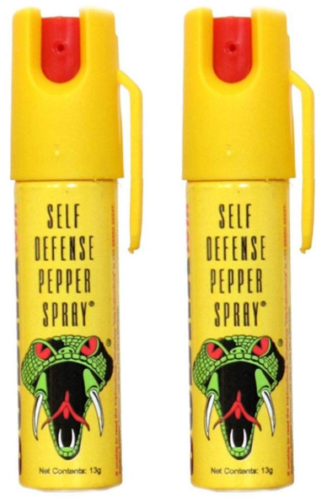

COBRA iOTA EM Self Defense Pepper Spray -13g (Yellow) (Pack of 2)