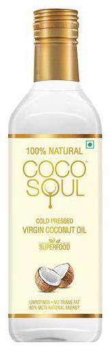 

Coco Soul Cold Pressed Natural Virgin Coconut Oil 1 L