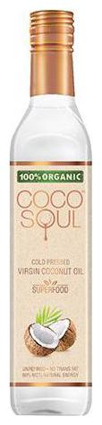 

Coco Soul Virgin Coconut Oil - Cold Pressed Organic 500 ml