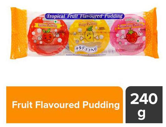 

Cocon Tropical Fruit Pudding - Lychee Mango Strawberry Flavoured 240 g
