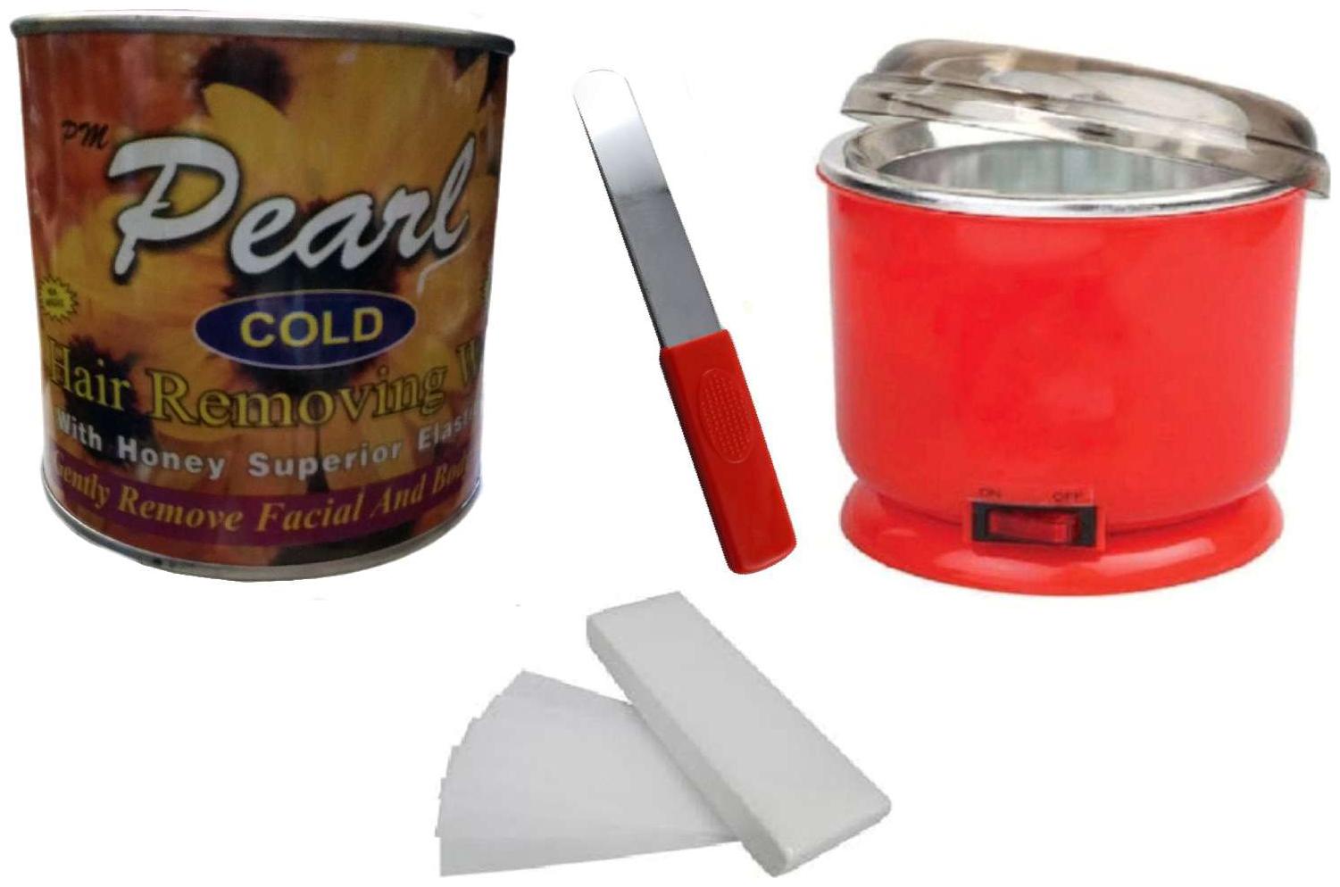 

Cold Wax Auto Cut Heater 90 Strips Applicator Waxing Kit 600 g Pack of 4