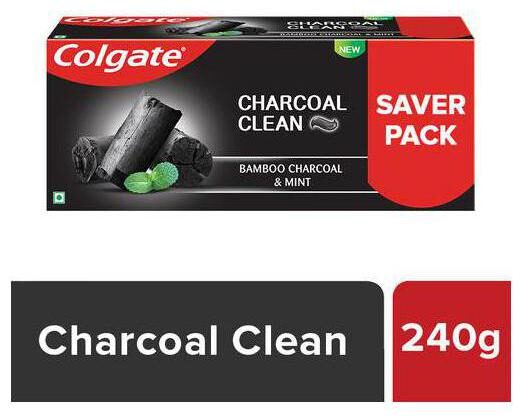 

Colgate Charcoal Clean Black Gel Toothpaste - Bamboo Charcoal Mint Saver Pack 240 g