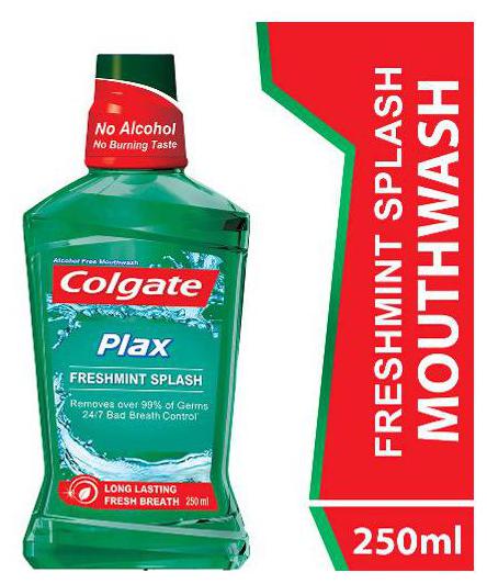 

Colgate Plax Fresh Mint Mouthwash 250 ml