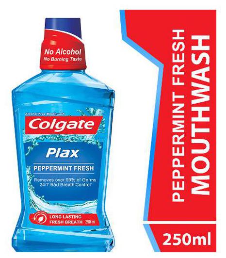 

Colgate Plax Pepper Mint Mouthwash 250 ml