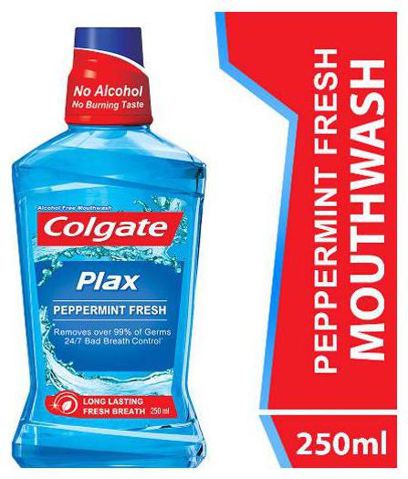 

Colgate Plax Pepper Mint Mouthwash 250 ml