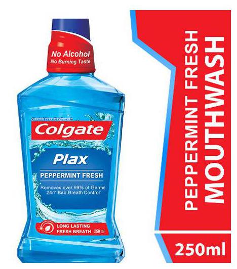 

Colgate Plax Pepper Mint Mouthwash 250 ml