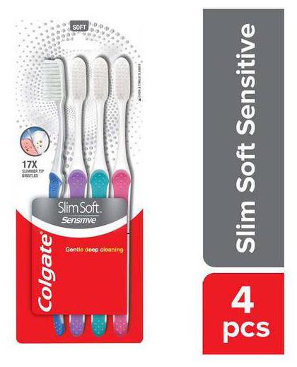 

Colgate Slim Soft Toothbrush - Soft Bristles 4 pcs