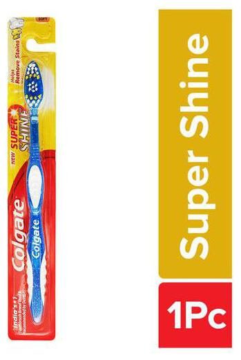 

Colgate Super Shine Soft Bristle Toothbrush 1 pc