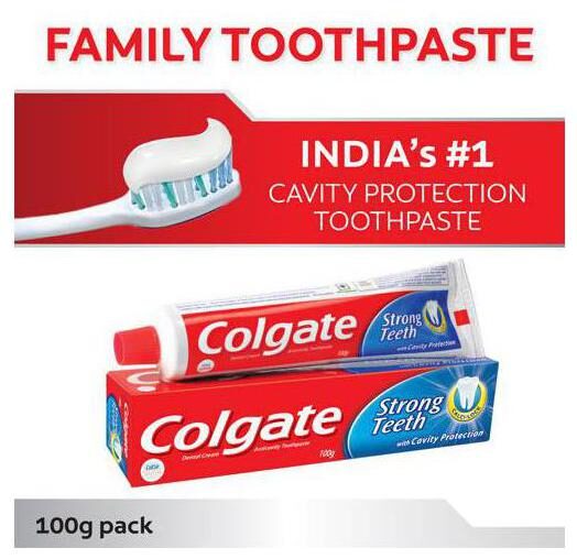 

Colgate Toothpaste Strong Teeth Dental Cream Anti Cavity 100 g