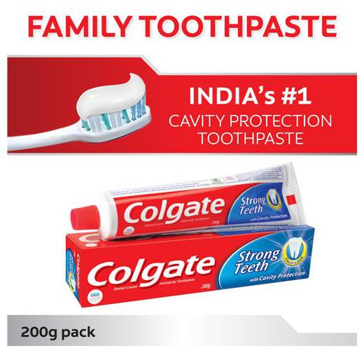 

Colgate Toothpaste Strong Teeth Dental Cream Anti Cavity 200 g
