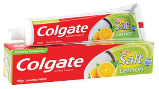 

Colgate Toothpaste Active Salt Healthy White Salt Lemon 100 g