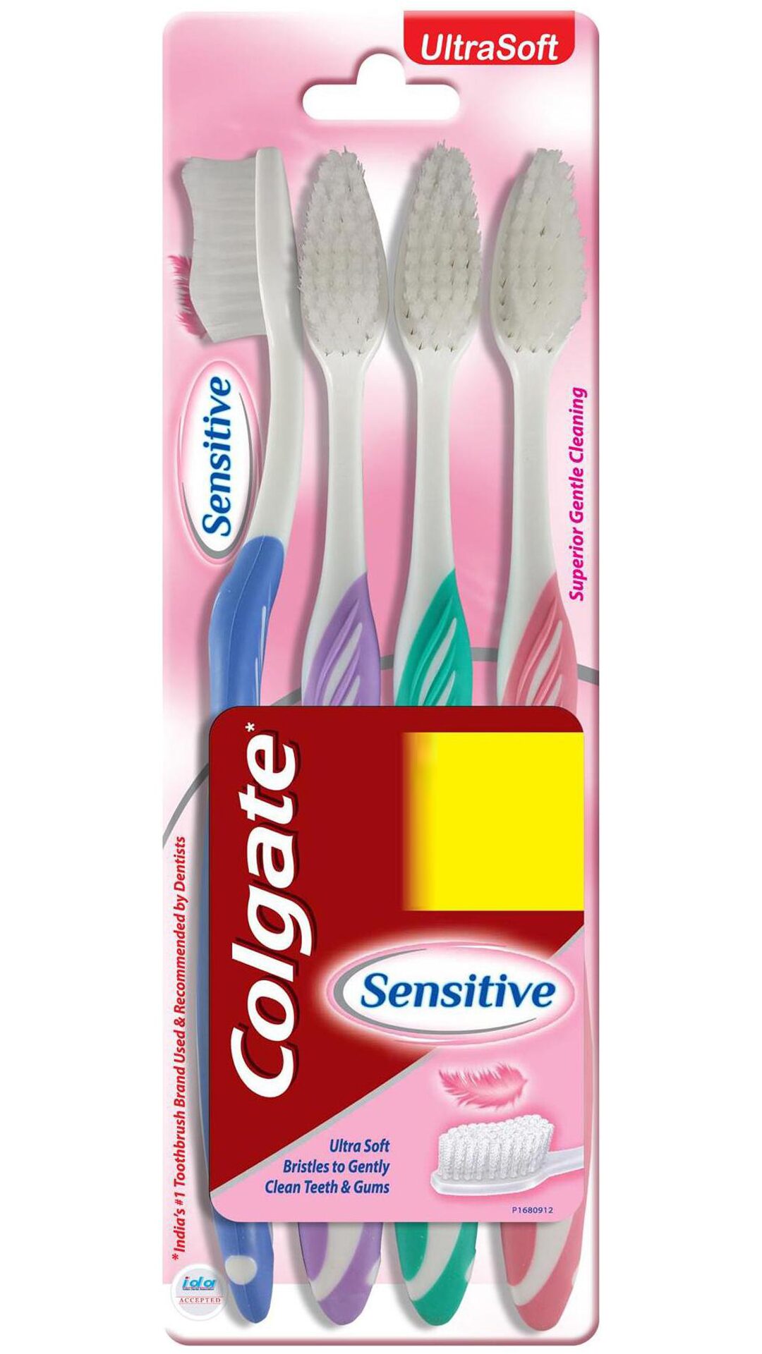 

Colgate Toothbrush - Sensitive Ultra Soft 4 pcs