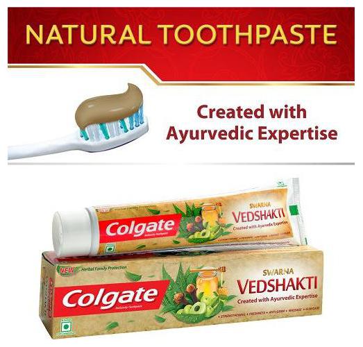 

Colgate Toothpaste Swarna Vedshakti Natural 100 g