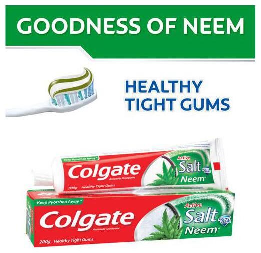 

Colgate Toothpaste Active Salt Neem 200 g