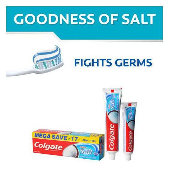 

Colgate Toothpaste Active Salt Saver Pack Salt Minerals 300 g