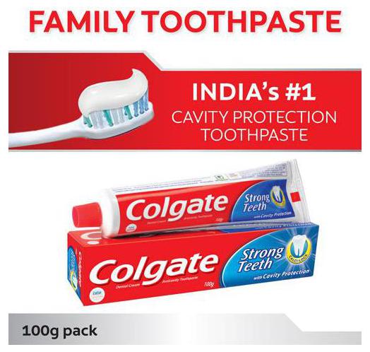 

Colgate Toothpaste Strong Teeth Dental Cream Anti Cavity 100 g