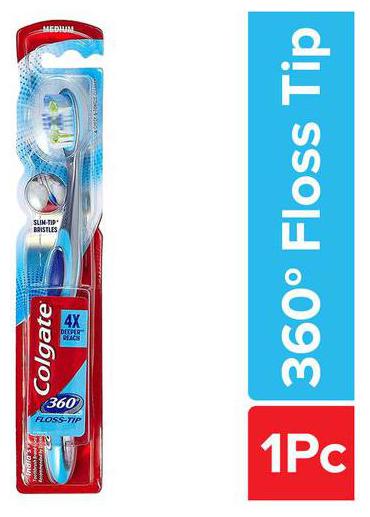 

Colgate Toothbrush - 360 Degree Flosstip Medium Bristles 1 pc