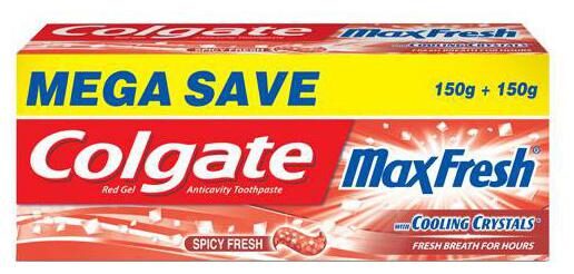 

Colgate Toothpaste Maxfresh Spicy Red Gel 150 150 g