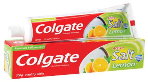 

Colgate Toothpaste Active Salt Healthy White Salt Lemon 100 g