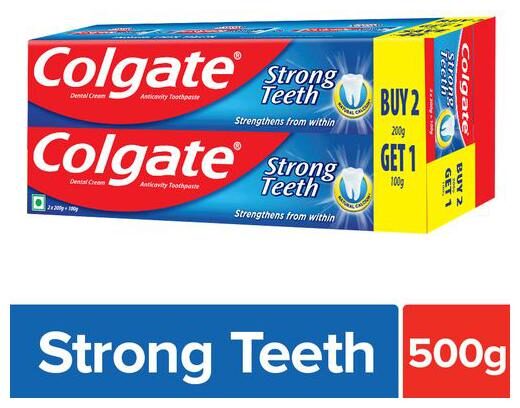 

Colgate Toothpaste Strong Teeth 500 g