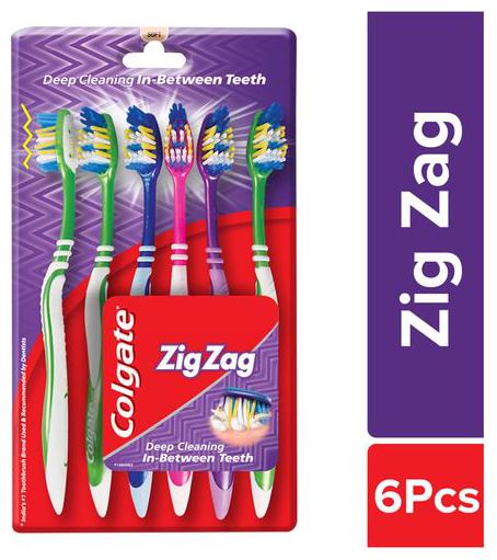 

Colgate Toothbrush - ZigZag Soft 6 pcs
