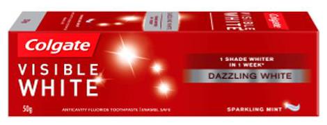 

Colgate Toothpaste Visible White 50 g