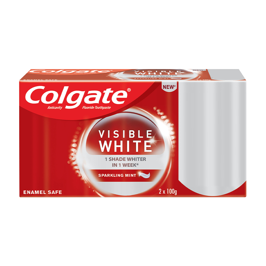 

Colgate Toothpaste Visible White Saver Pack 200 g
