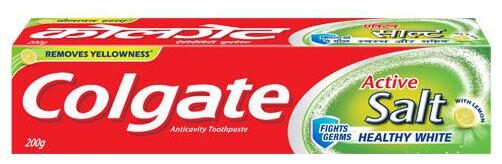 

Colgate Toothpaste Active Salt Healthy White Salt Lemon 200 g