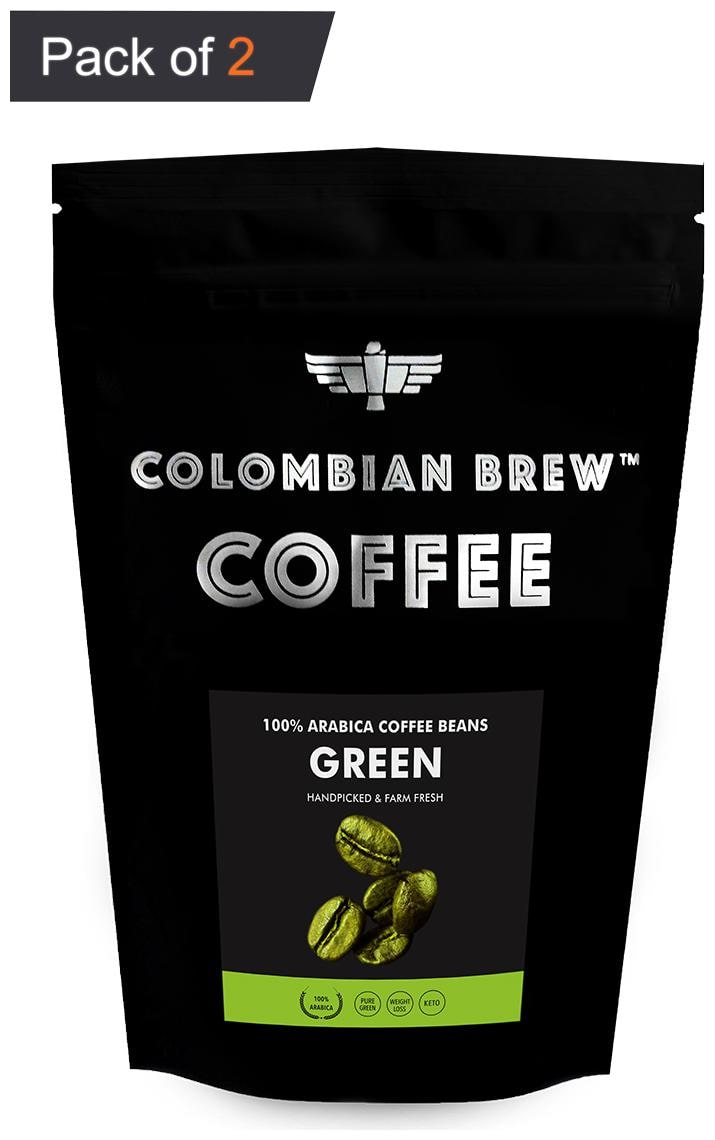 

Colombian Brew coffee 100 Arabica Green Coffee Beans 150g Pack of 2